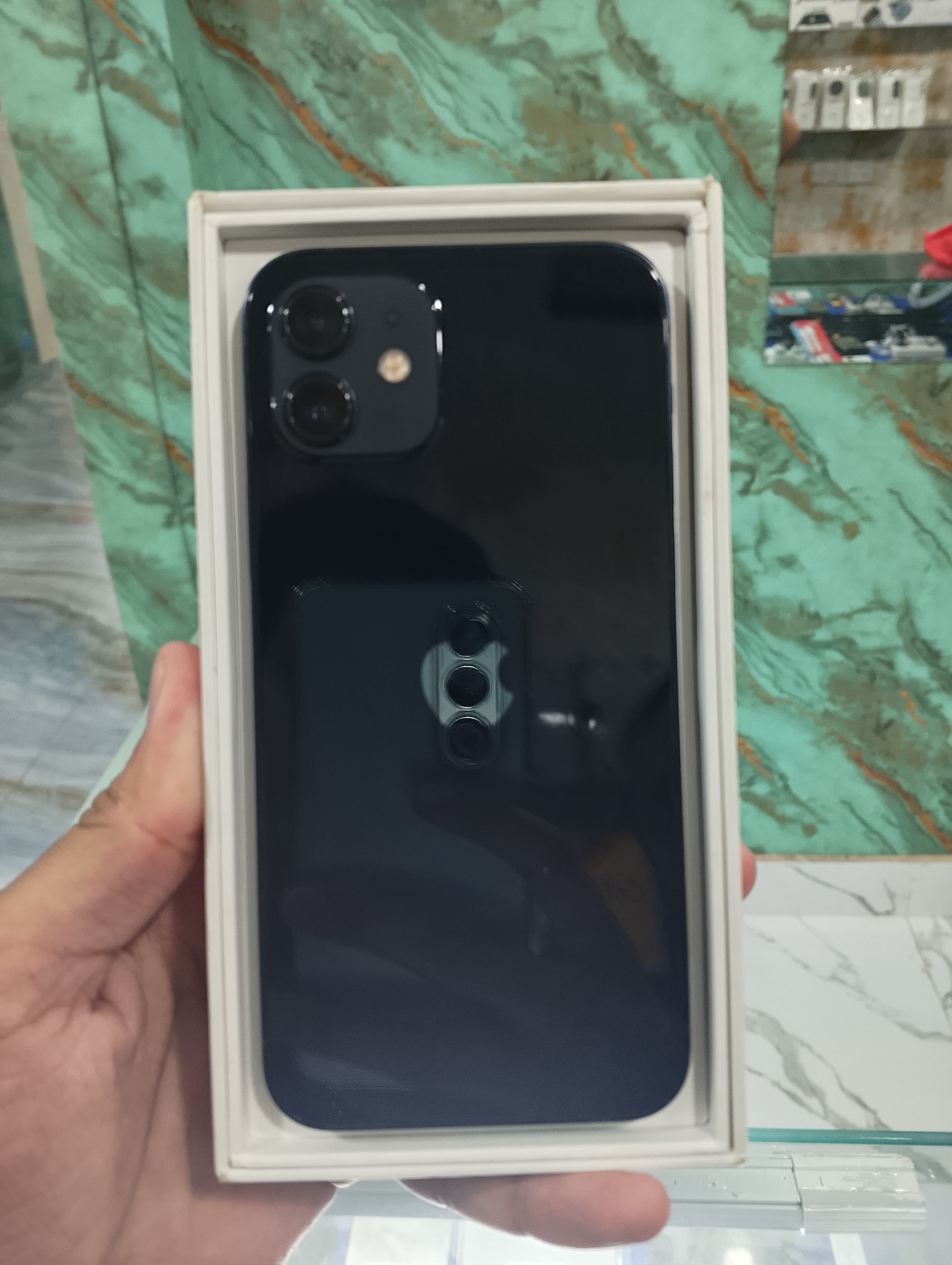 Apple iPhone 12 · 64GB · Black — Good condition, 64 GB, Black for sale in Kasur