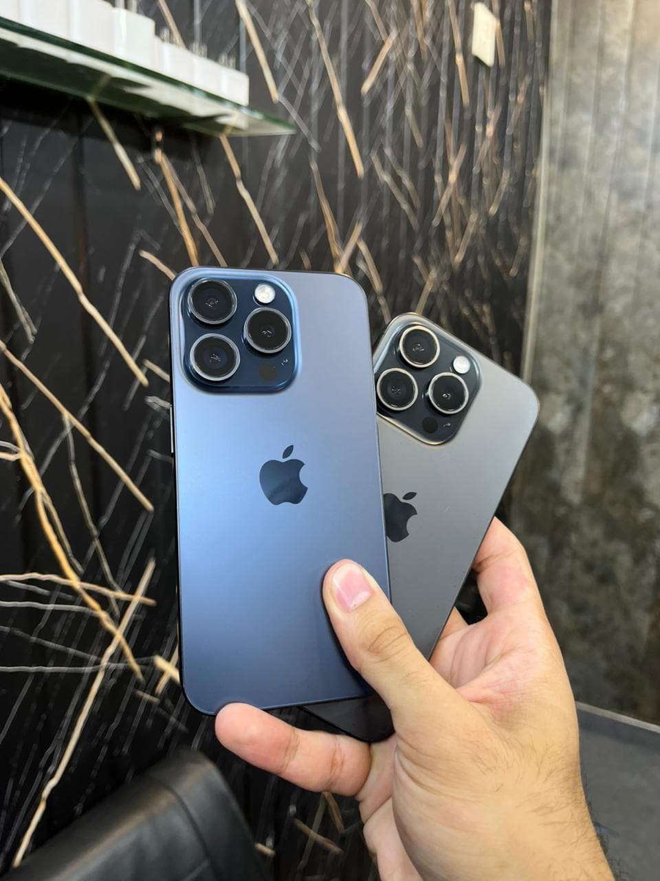 Apple iPhone 15 Pro · 128GB · Blue Titanium — Excellent condition, 128 GB, Blue Titanium for sale in Kasur