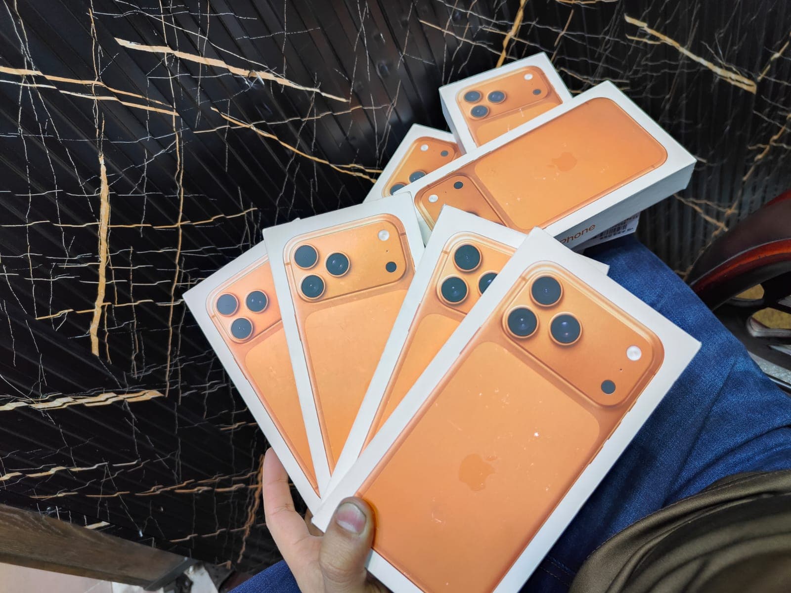 Apple Iphone 17 pro max · 256GB · Orange — Box Packed condition, 256 GB, Orange for sale in Kasur