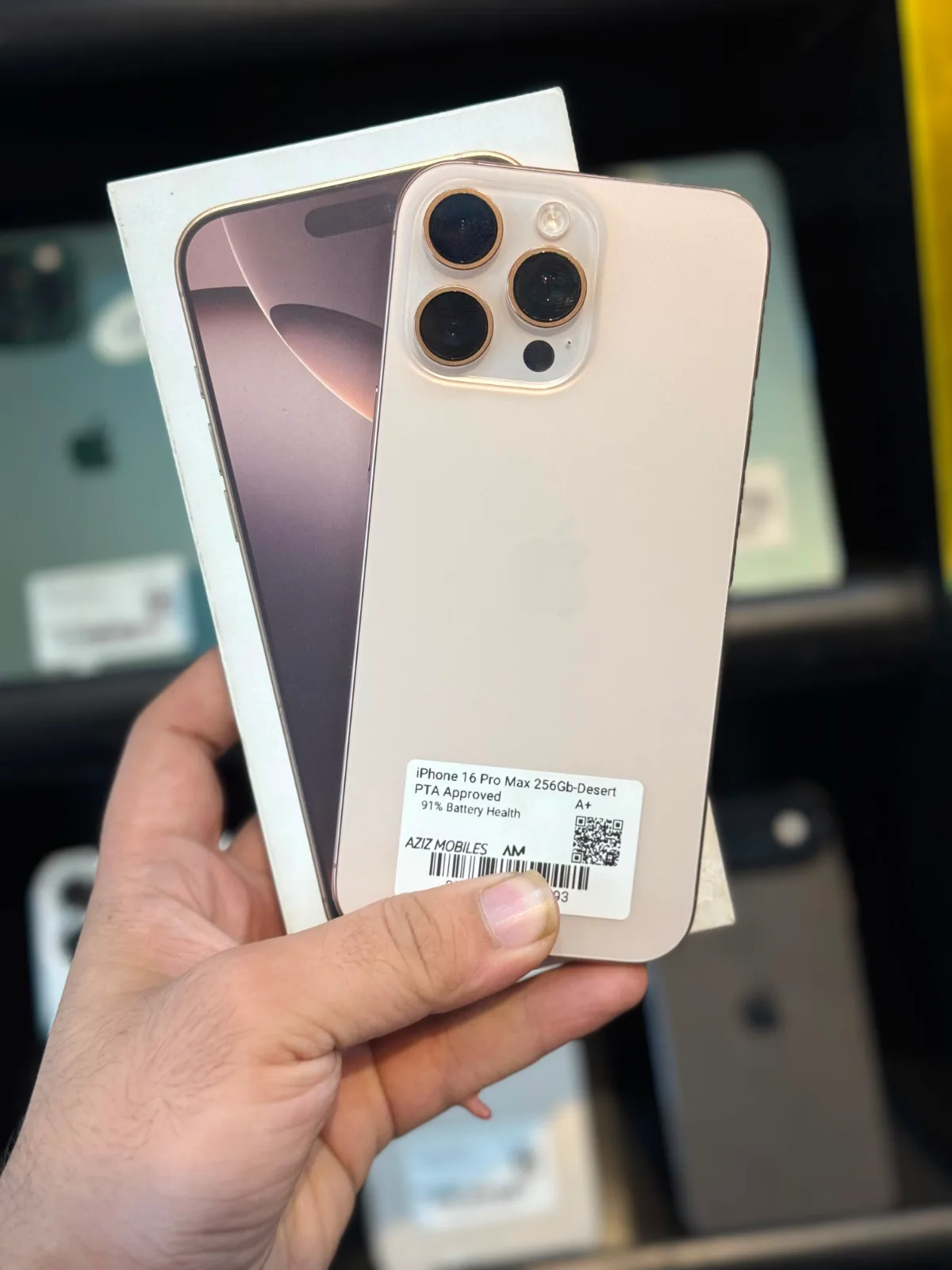 Apple iPhone 16 Pro Max · 256GB · Desert titanium — Excellent condition, 256 GB, Desert titanium for sale in Kasur
