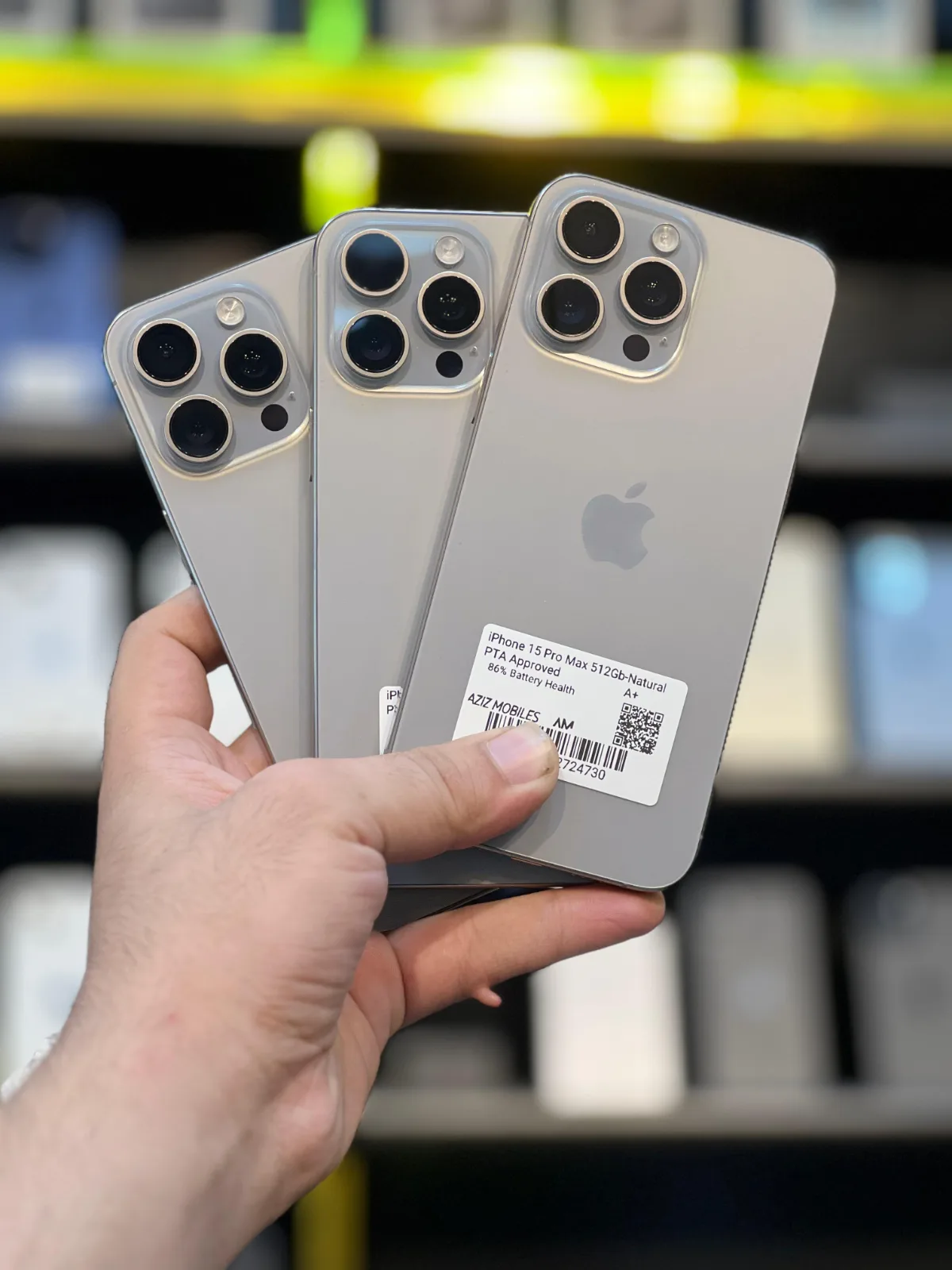 Apple iPhone 15 Pro Max · 256GB · Natural Titanium — Excellent condition, 256 GB, Natural Titanium for sale in Kasur