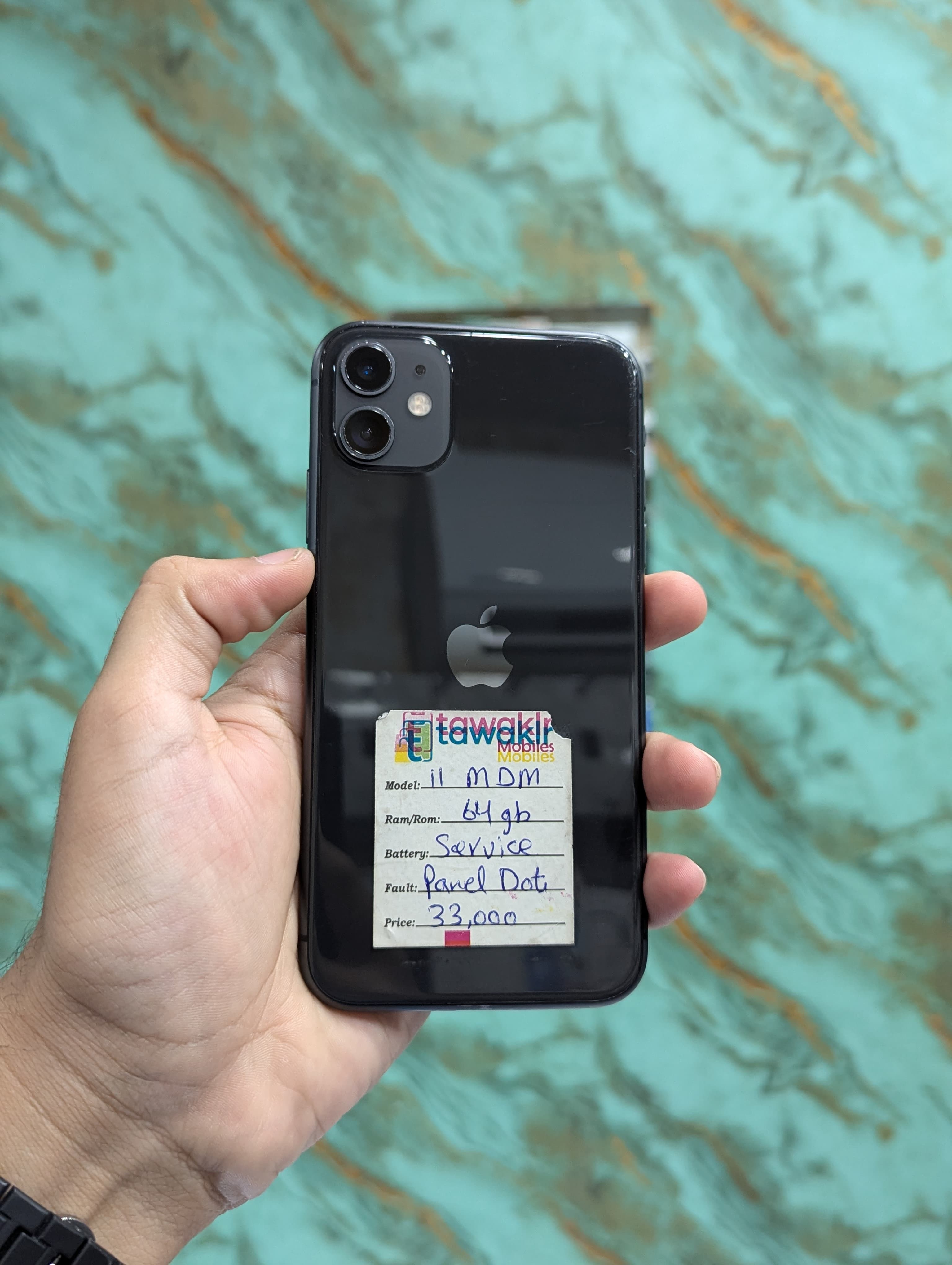 Apple iPhone 11 · 64GB · Black — Fair condition, 64 GB, Black for sale in Kasur
