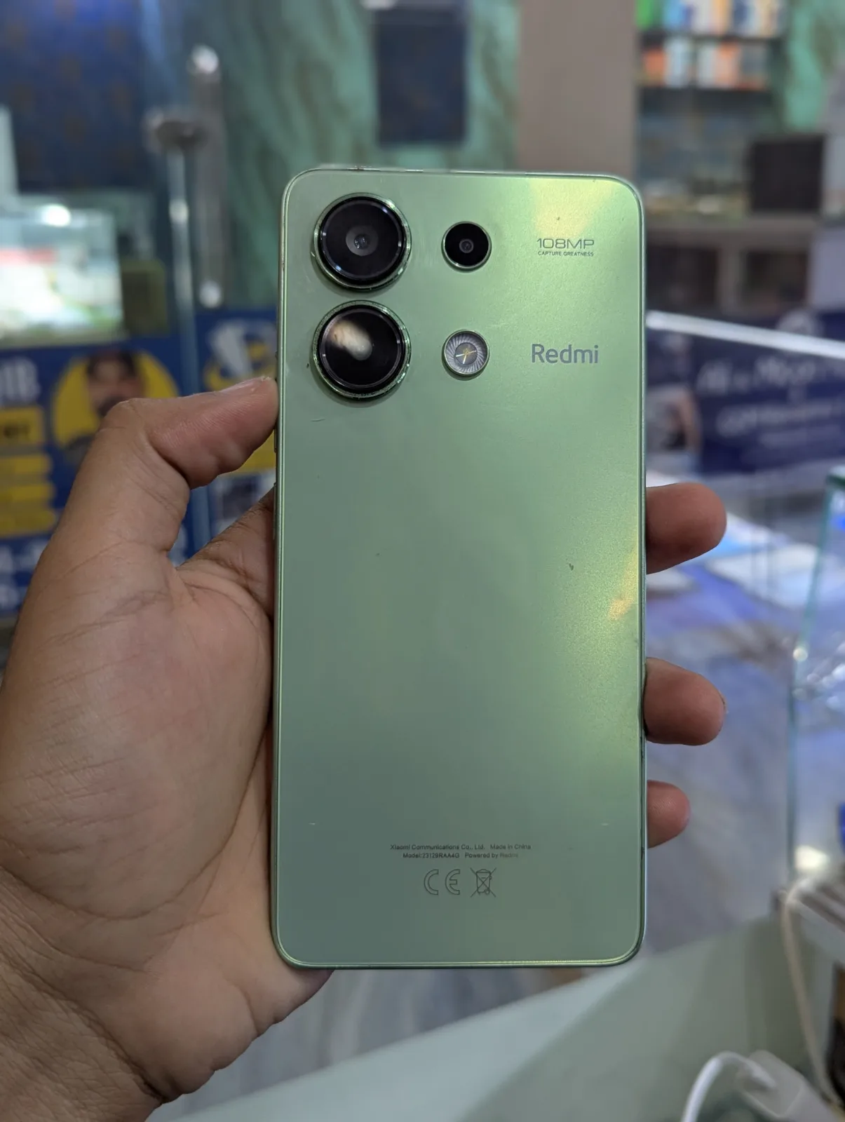 Xiaomi Redmi Note 13 · 256GB · Green — Good condition, 256 GB, Green for sale in Kasur